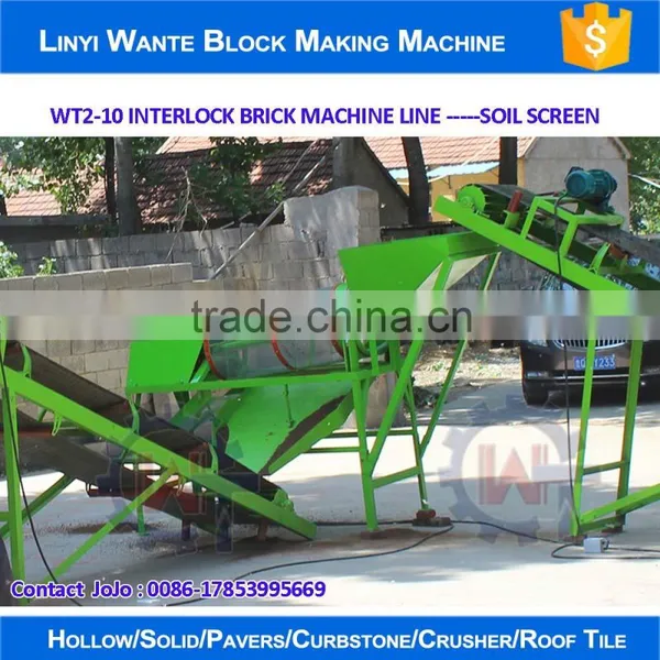 WANTE BRAND WT2-10 Interlock Brick Making Machine Price Construction Machine Compressed Earth Block China Industrial Machine photo-3