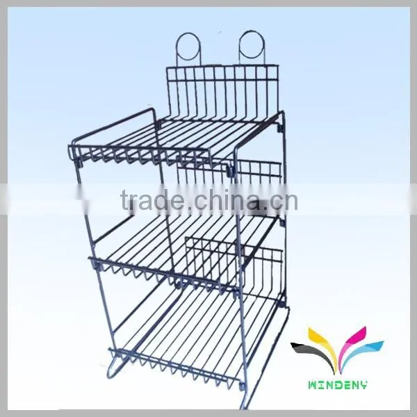 High Quality Sturdy Hotel Metal 4 Tiers Foldable Luggage Rack photo-5