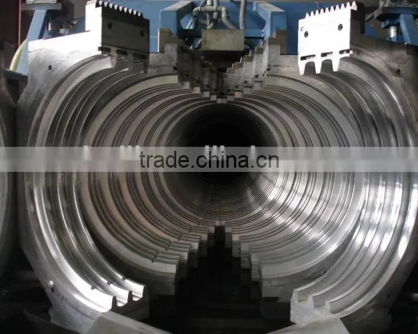 HDPE Double Wall Corrugated Extruded Pipe Line photo-2