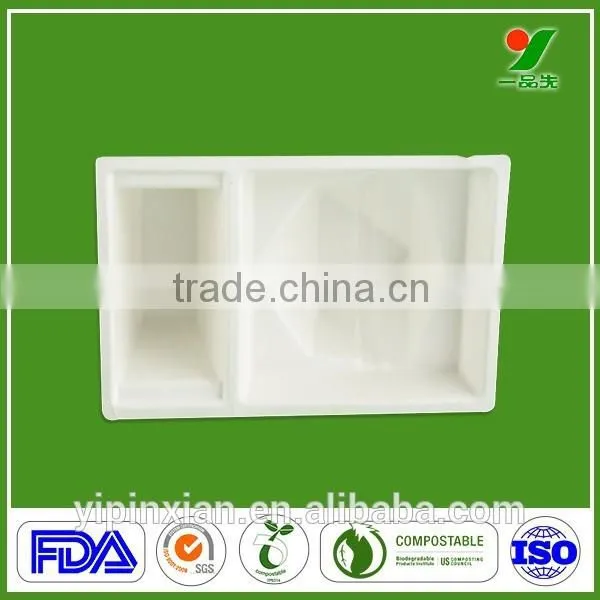 Disposable Professional Customized Biodegradable Bagasse Blister Packaging for Syringes photo-6