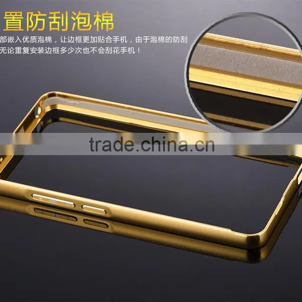 Luxury Mirror Cover Metal Aluminum Bumper Phone Case For Xiaomi For Redmi Note 3 photo-5