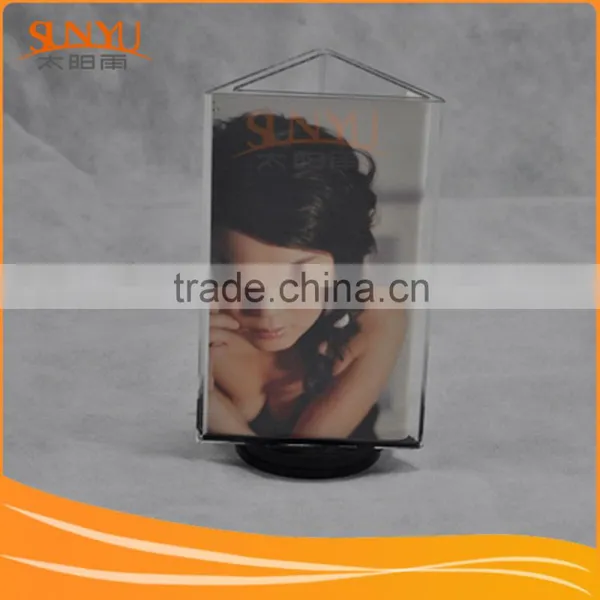 Restaurant Hotel Bar Revolve Table Stand Menu Card Holder