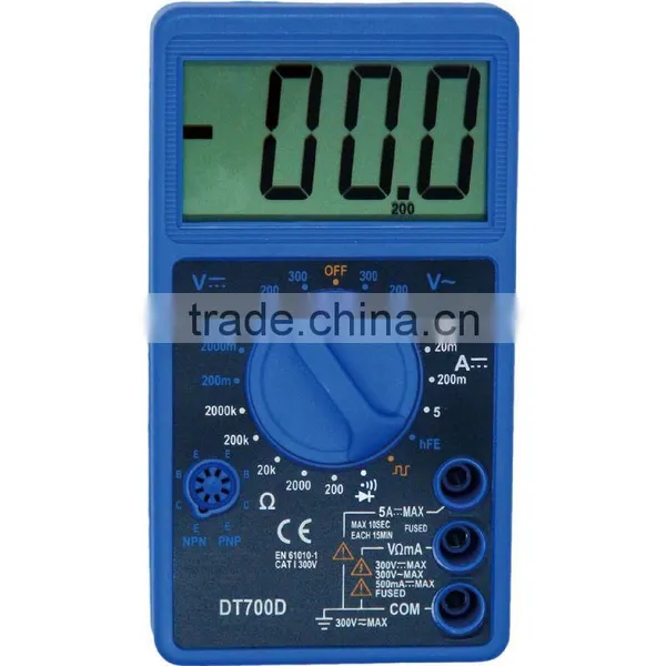 DT700D large display small multimeter small multimeter with CE