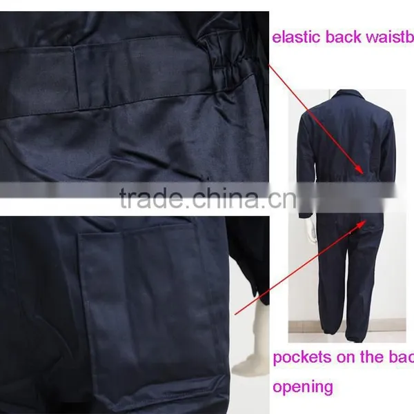 Polyester & 35% Cotton 220gsm Fabric Twill Industrial Fireproof Safety Uniforms Workwear for Mechanic Mens photo-6