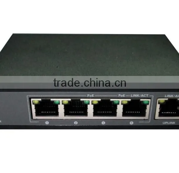 Atongda 60W 5 Port10/100Mbps PoE Switch 48V for IP Camera photo-2