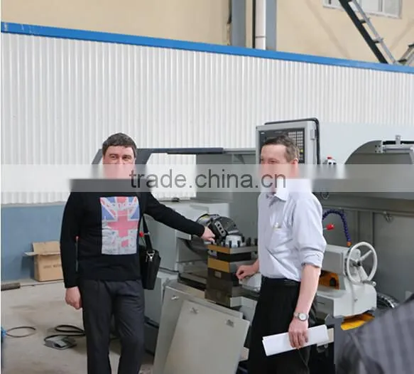 CJK6180B-2 Flat Bed Cnc Lathe Machining photo-6