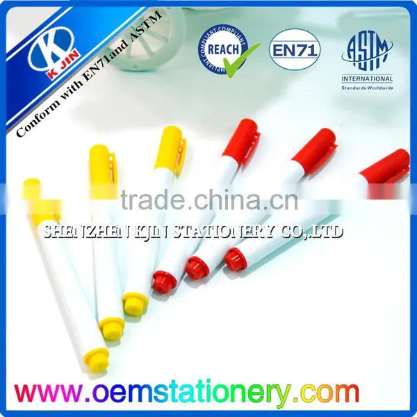 Wholesale Erasable Whiteboard Yellow and Red Color Marker Pen for School or Office photo-2