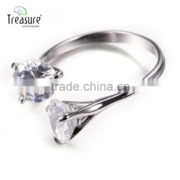 Europe and America Style Rings Jewelry 925 Silver Ring Diamond Ring Latest Design Jewelry photo-3