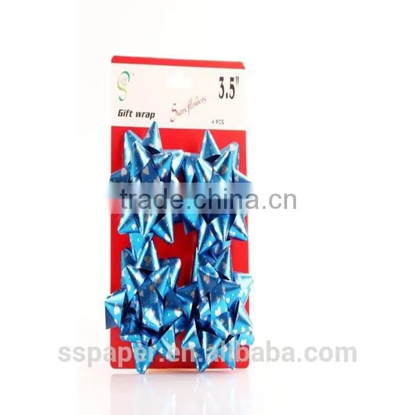 Wholesale New Plastic Gift Wrapping Star Ribbon Bows photo-4
