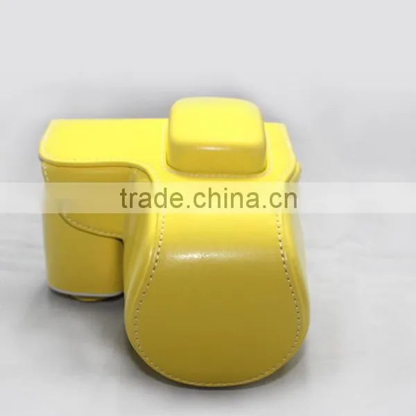 Factory Lovely Leather Camera Bag for Samsung NX3000 in Dongguan photo-5