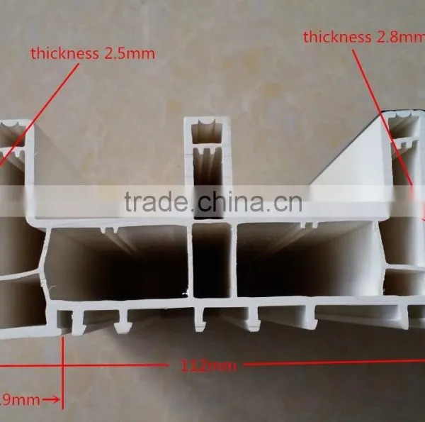 88 Sliding UPVC Profile for Windows and Doors photo-2
