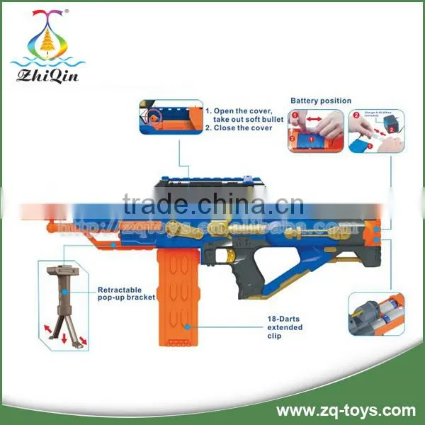 Electric Soft Bullet Gun Toy Nerf Toy Gun With Lights and Music photo-2