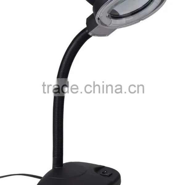 8x Lighted Reading Magnifier Led Ring Lamp Cosmetic /magnifying Glass With Ring Light Beauty Salon photo-2
