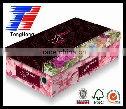 Custom High Quality Exquisite Cardboard Shoe Box With Reasonable Price Wholesale photo-2
