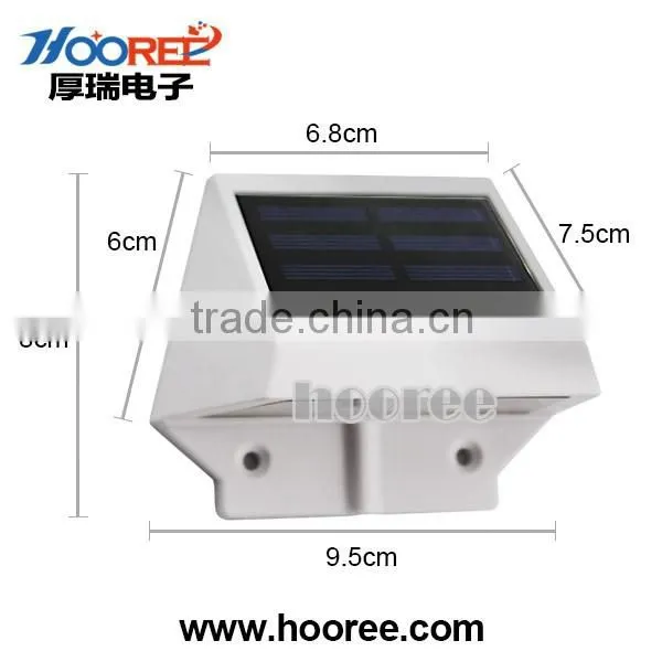 Led Mini Decorative Solar LED Wall Light/ Small Colorful Solar LED Wall Light photo-2