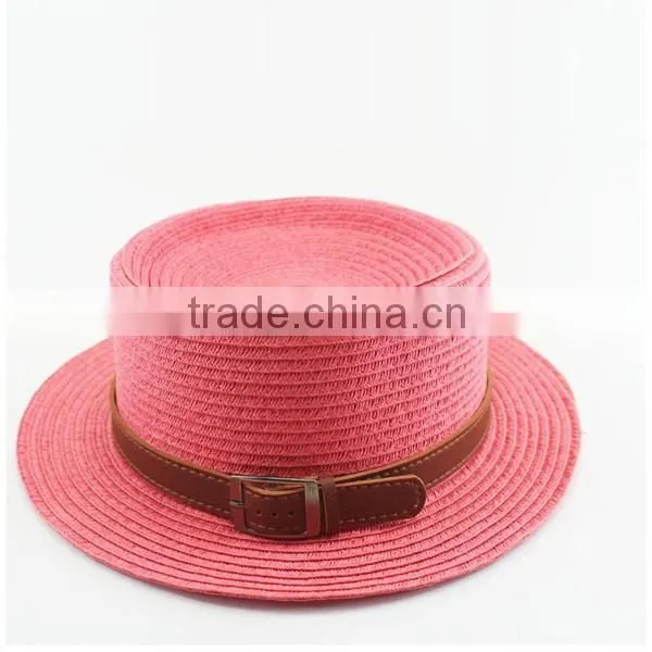 Custom Promotional Straw Boater Hat photo-4