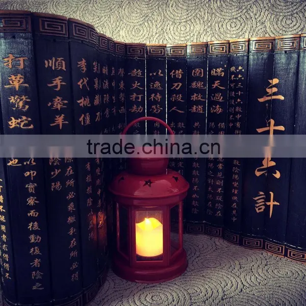 2015 Promotion Poppas BS10 Star Pantern Colorful Selection Hanging Led Candle Street Lantern photo-2