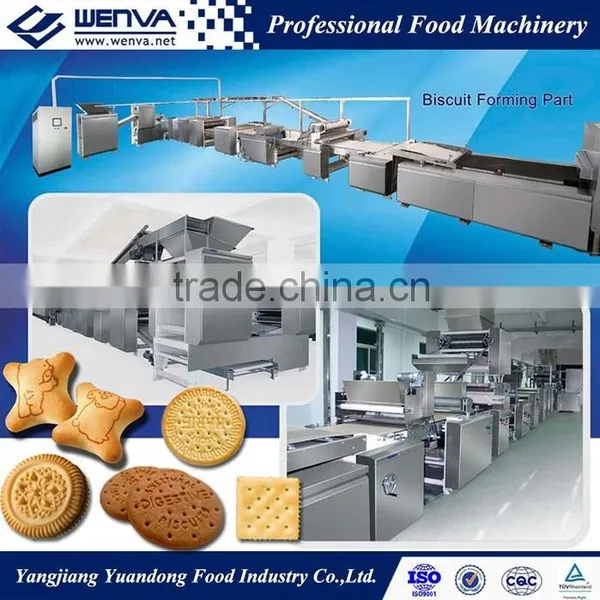 ISO9001 Approved Full Automatic Biscuit Manufacturing Plant
