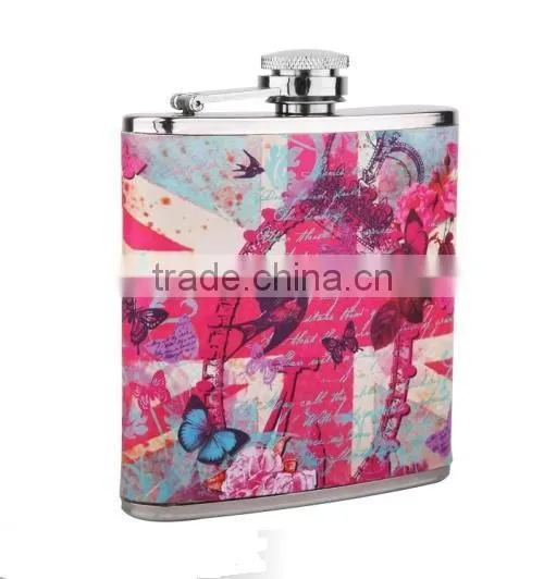 New Water Transfer England Series Hip Flask