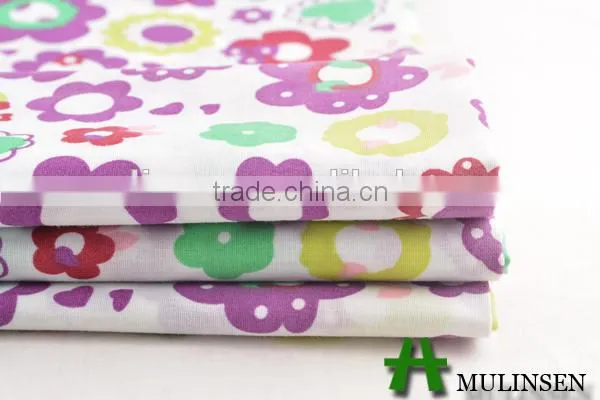 2016 Mulinsen New Arrival Shirt Fabric, Woven Printed Cotton Polyester Dress Fabric photo-6