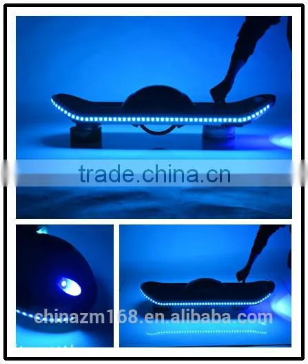 2016 China Hoverboard One Wheel Hoverboard Electric Skateboard 6.5 Inch With Bluetooth Speaker And Marquee Lights