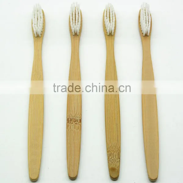 Manufacturers wholesale 2016 new bamboo toothbrush e15 white wire brush Bamboo charcoal toothbrush