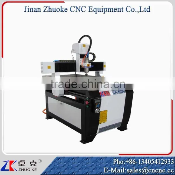 Hybird Servo Motor Small CNC Router Machine For Aluminum Copper Wood ZK-6090 With Wireless Handwheel Mach3 Control System photo-2