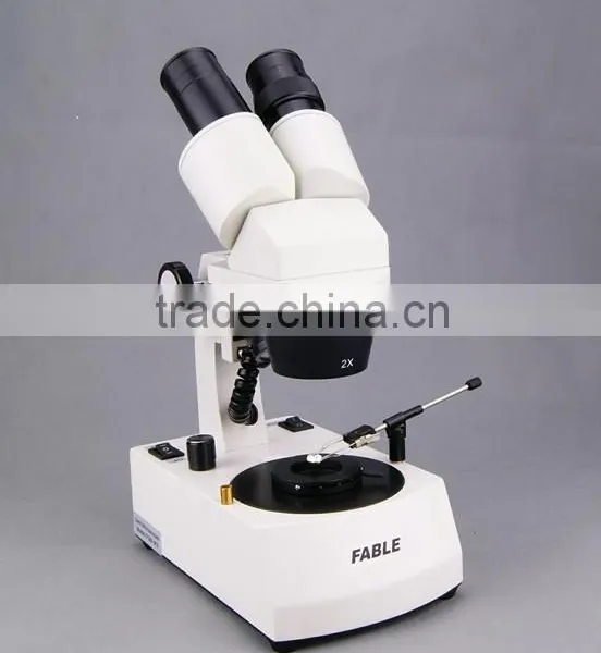 Straight Arm Gem Binocular Microscope With 20-40X Magnification photo-3