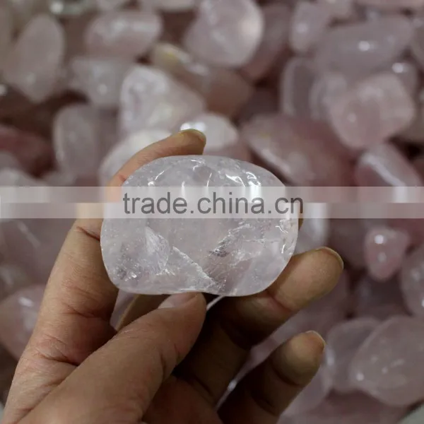 Bulk of Natural Rock Rose Crystal Macadam Stones photo-3