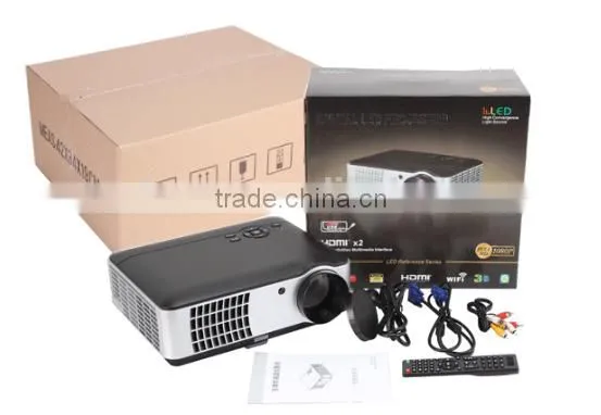 Wifi Bluetooth Lcd Projector, Led Projector for Christmas Day Halloween New Year Easterday photo-3