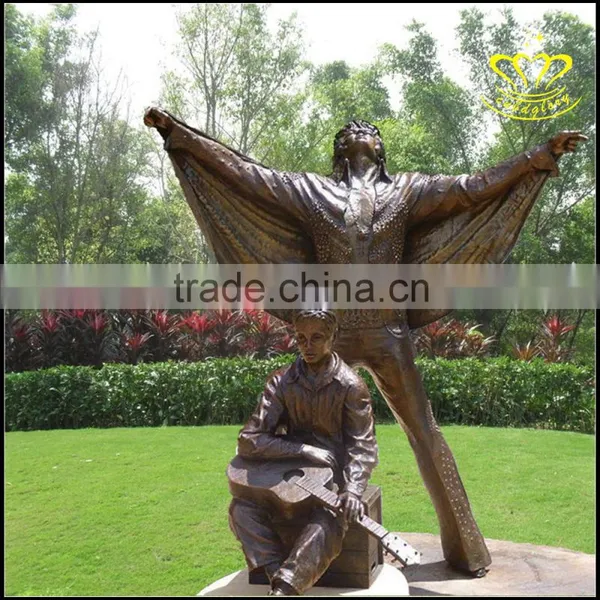 Selling Outdoor Garden Decoration Bronze Sister and Brother Statue photo-6