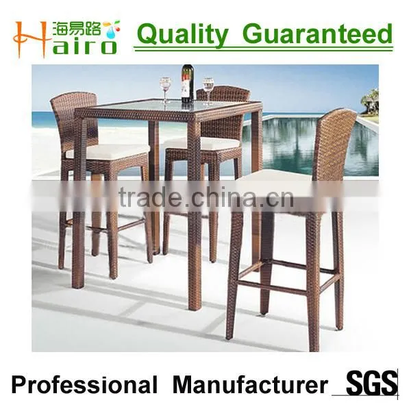 Hot Sale Garden Wicker Bar Table and Chairs photo-3