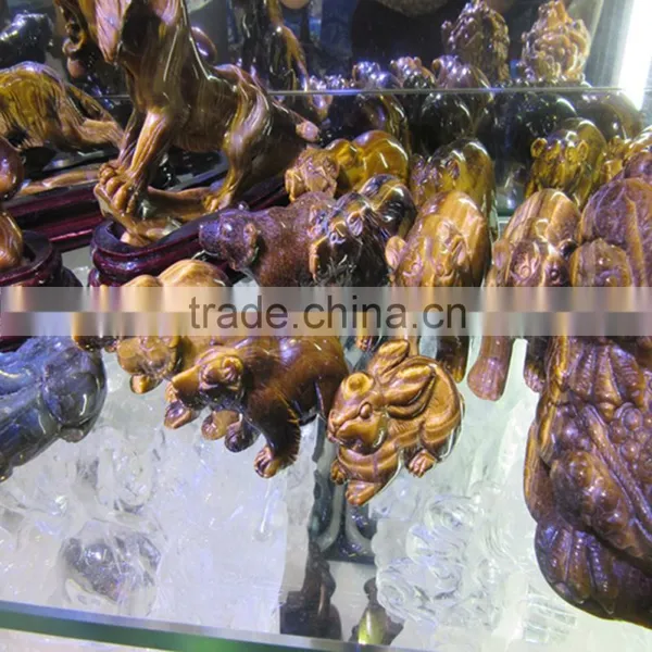 Decorative Hand Carved Crystal Quartz Animals Carving photo-4