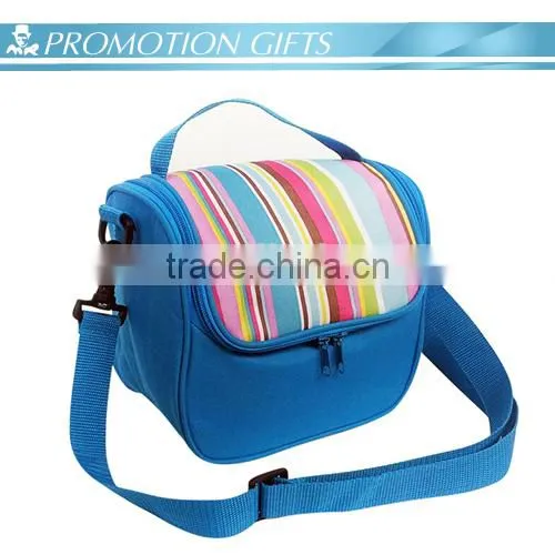 New Polyester Cooler Lunch Cool Bag With Carry Handle and Shoulder Strap photo-2
