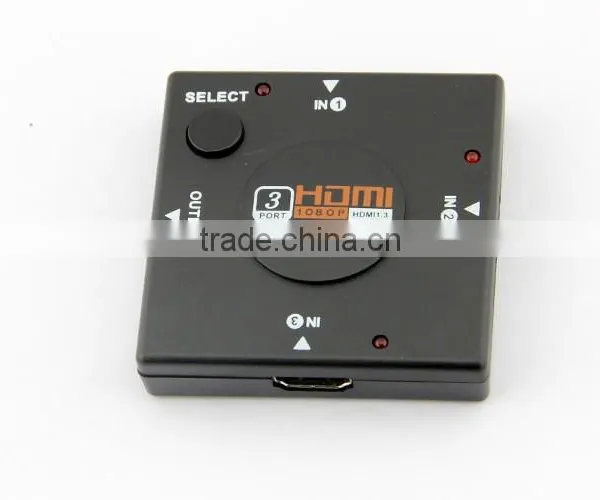 HD Splitter for PS3 PS4 for Xbox 360 PC DV DVD HDTV 1080P 3 Input to 1 Output photo-2