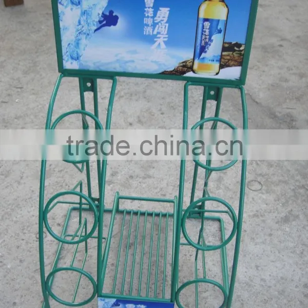 Cola Drink Wire Display Rack /soft Drink Display /beer Display StandHSX-FS0041 photo-5