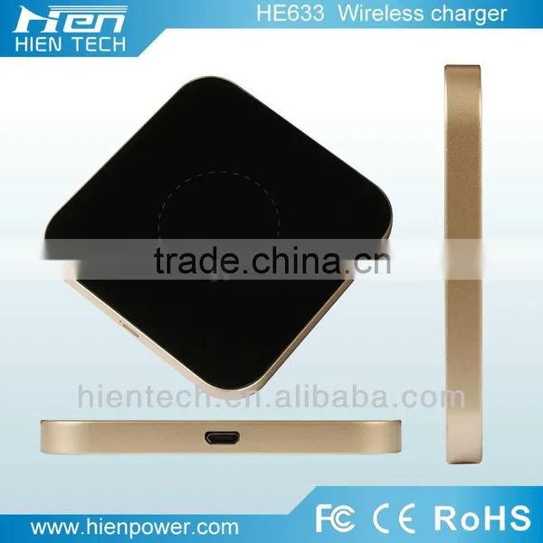 2016 New Product Qi Compatible Wireless Charger for Iphone 6 and Samsung Smart Phone photo-3