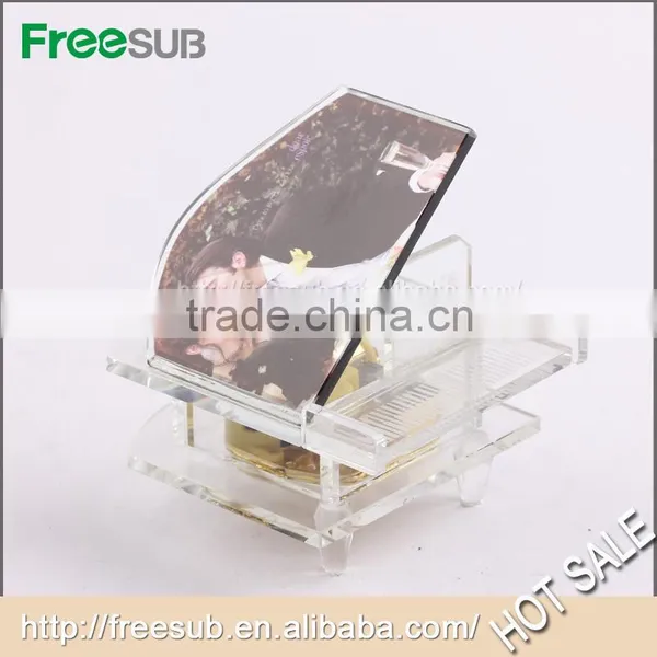 Hot Sale Gifts Favor Home Wedding Decoration BSJ-16 Crystal Piano photo-2