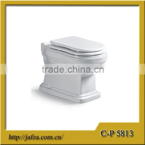 3813 Sanitary Ware Ceramic Washdown Two Piece P-trap Arabic Toilet photo-4