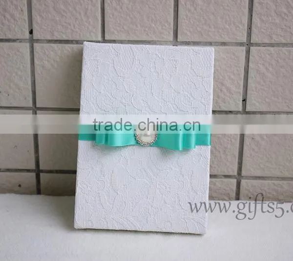 Elegant Wedding Invitations Silk Boxes Wholesale photo-5