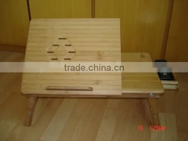 Folding Bamboo computer desk Bamboo desk Bamboo table