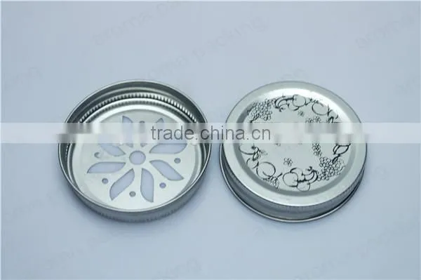 Eco-friendly Tinplate Metal Type Mason Jars Metal Lid photo-2
