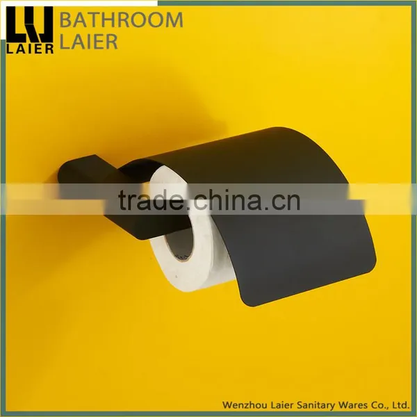 18233 Wholesale Vintage Design Online Shopping Zinc Bathroom Accessories Black Toilet Paper Holder photo-3