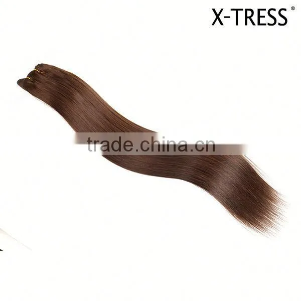 14inch 4 Color 100g Silk Straight Most Popular Custom Design Remy Virgin Hair Weft photo-2