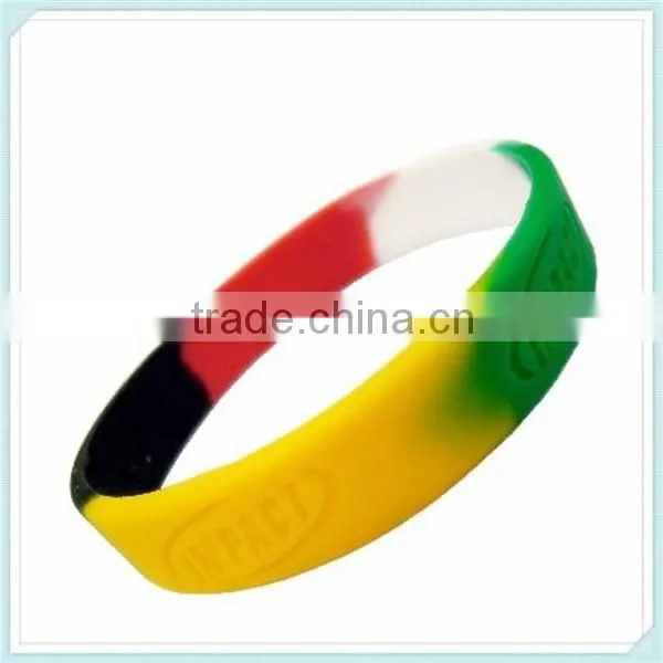 Cheap Promotion Silicon Bracelet Custom Silicone Rubber Wristband photo-5