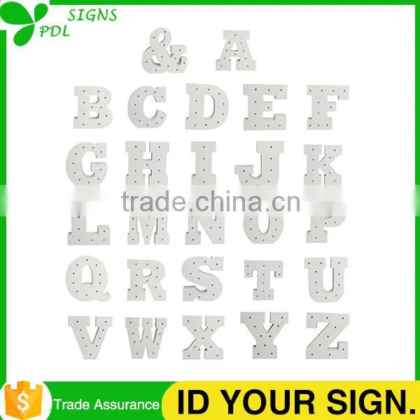CNC Cutting Professional Wooden Lighted Letter-B photo-5