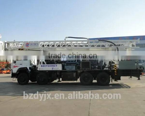 Full Hydraulic Truck Mounted Water Well Drilling Rig 600m photo-3