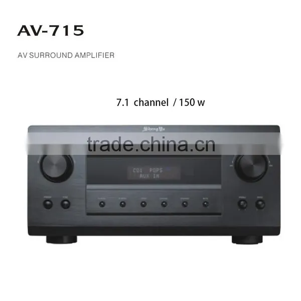 Amplifier Manufacturer Factory Price Home Theater 250w 8 Ohm Black Color Surround Sound 7.1 Channel Power Amplifier Kit photo-3