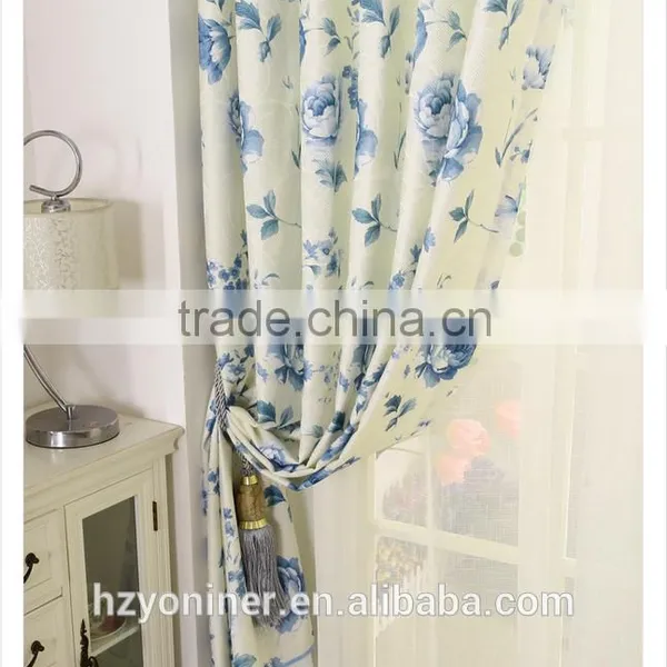 2015 Hot Sale Printed Designed No. 05 Window Curtains, Made- up Black Out Fabric in Home or Hotel photo-2