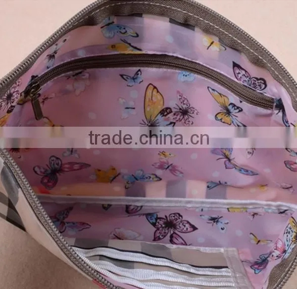 Free Woven Storage Male Hook and Loop Cosmetic Bag